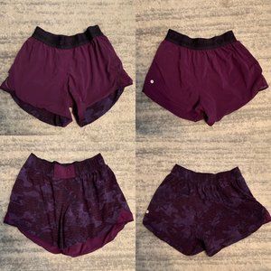 LULULEMON Reversible Purple Shorts